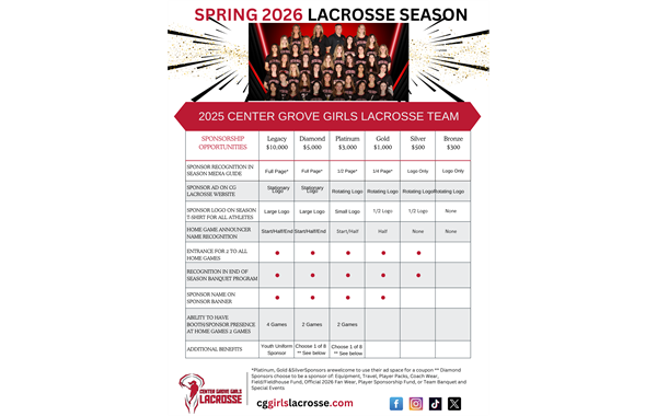 Sponsorships Now Open!